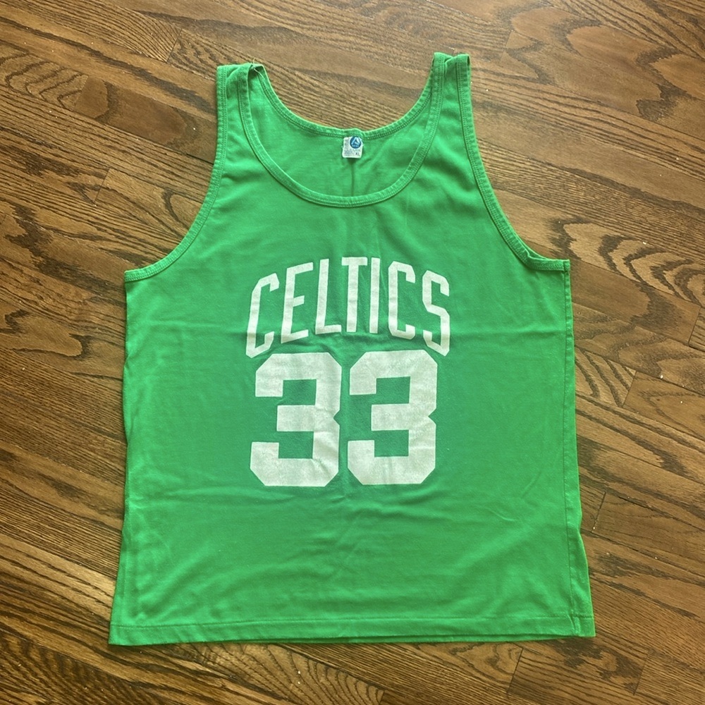 Vinatge Larry Bird Boston Celtics Jersey Tank Top